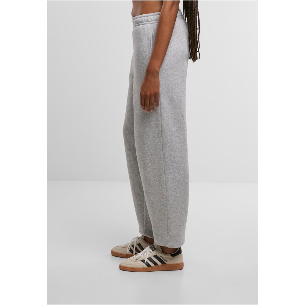 Urban Classics - Fluffy Dames joggingbroek - Grijs